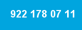 922 178 07 11